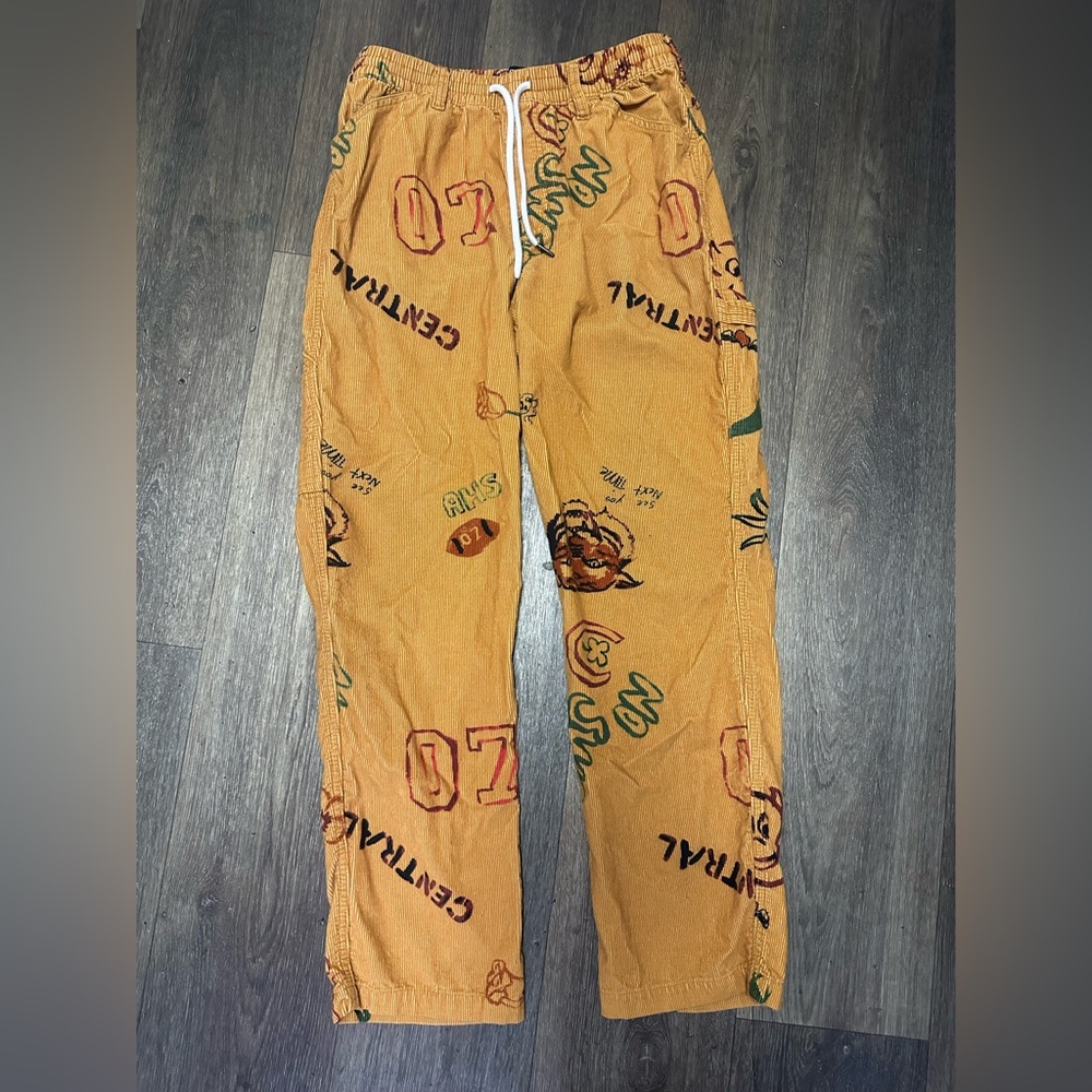 BDG Mustard Yellow Elastic Waist Pants